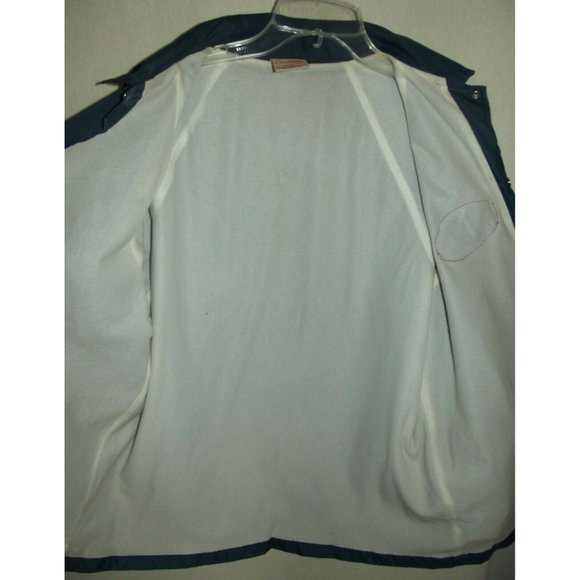 Vintage Mens Cardinal G.E Williams Contracting Sz Medium Blue Windbreaker Jacket - Picture 7 of 12